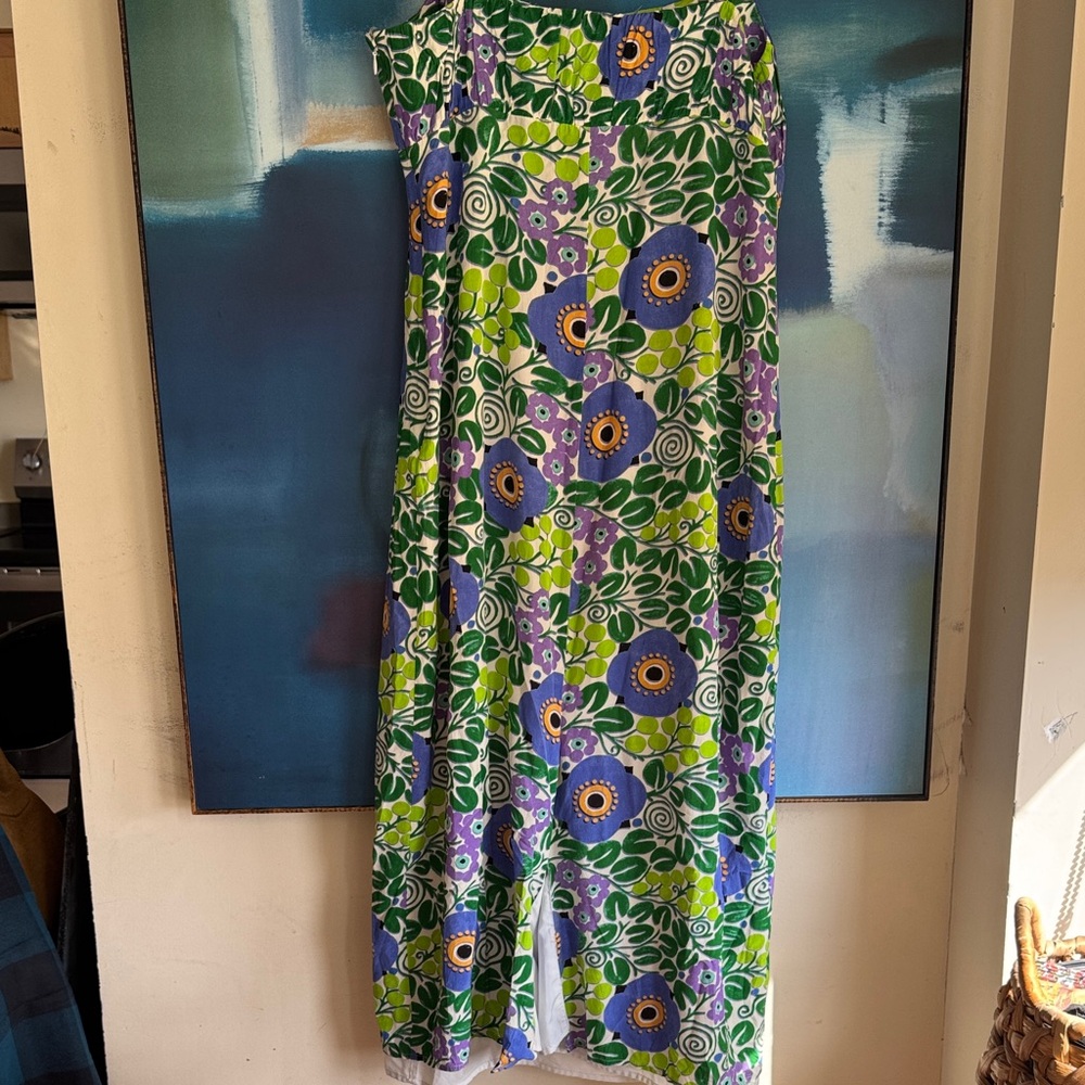 RHODE Milo Midi Dress Wisteria Aura Blossom - Picture 6 of 9